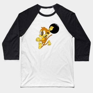 Bowling monkey Baseball T-Shirt